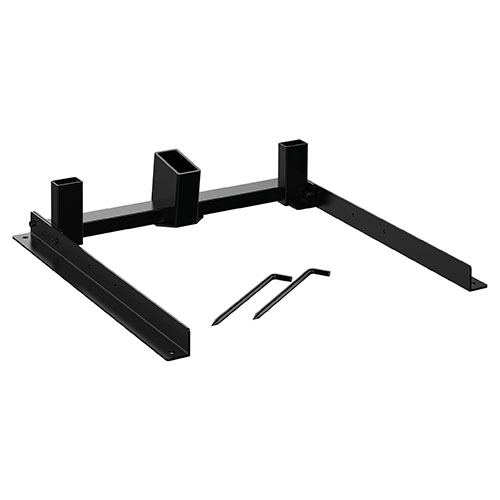 Ultimate Steel Target Stand tarjoaa joustavuutta teräs- ja paperitavoitteiden asettamiseen ilman maahan ajettavia tukia, mukaan lukien 2 maapistettä vakauden lisäämiseksi.